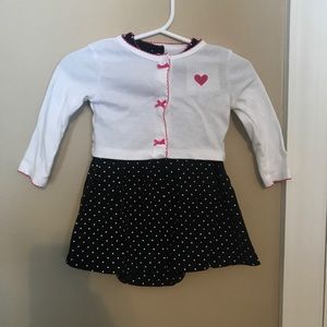 6 month dress W Sweater